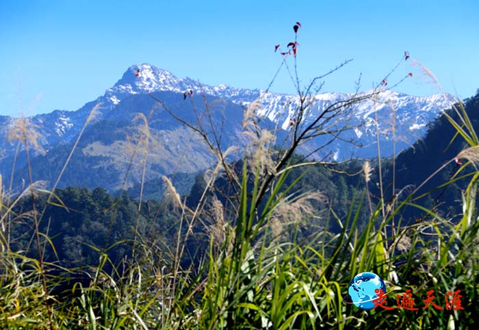 15 台湾玉山主峰，难得一见的雪峰皑皑.JPG